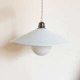 Sky blue metal pendant light