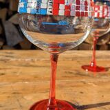 Glasses Pastis 51 rosé pool by six