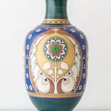 Monumental vase Lindus Art Nouveau–Art Deco, Arnhemsche Fayencefabriek, 1910s