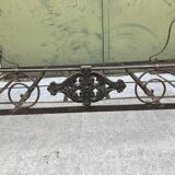 Folding bed in wrought iron 19th century