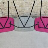 Trio of tonneau chairs by Pierre Guariche for Steiner