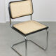Vintage black B32 Cesca Chair by Marcel Breuer, 80s