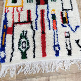 Handmade Moroccan berber carpet 142 x 84 cm