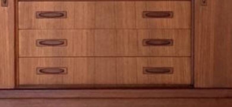 Vintage Scandinavian teak sideboard