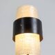 Tripod lamp in granite lucite and lacquered metal. 1950s.