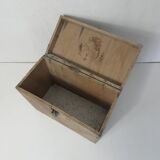 Marine wooden tool chest