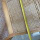 Vintage cane armchair – Pietro Olivo style / 70s-80s