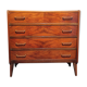 Commode vintage 4 tiroirs pieds compas