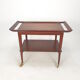 Mid-century italian teak trolley, 1960's