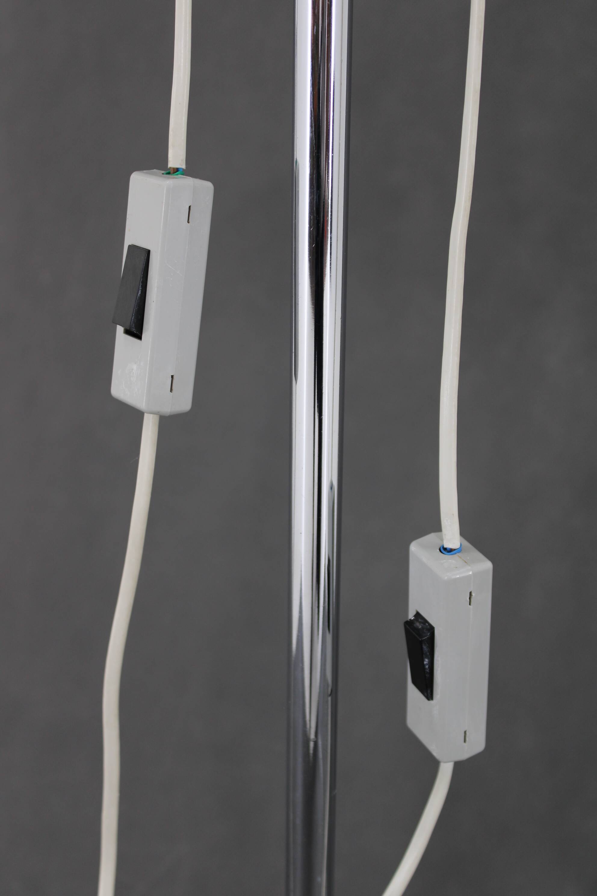 1970s Stanislav Indra Chrome Plated Floor Lamp, Czechoslovakia