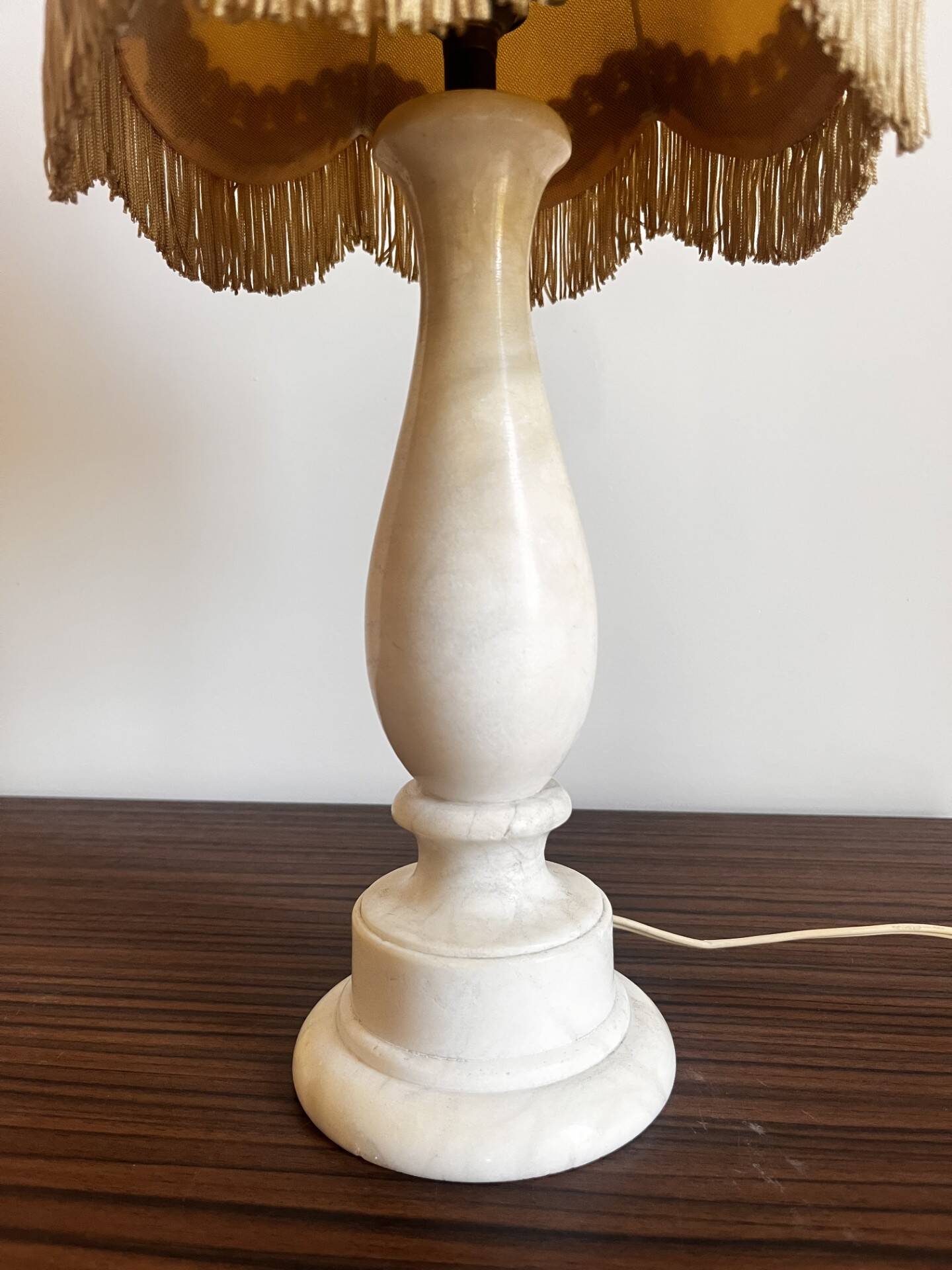 Marble floor lamp