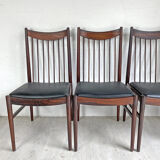 Set of 4 Scandinavian rosewood chairs Design Arne VODDER