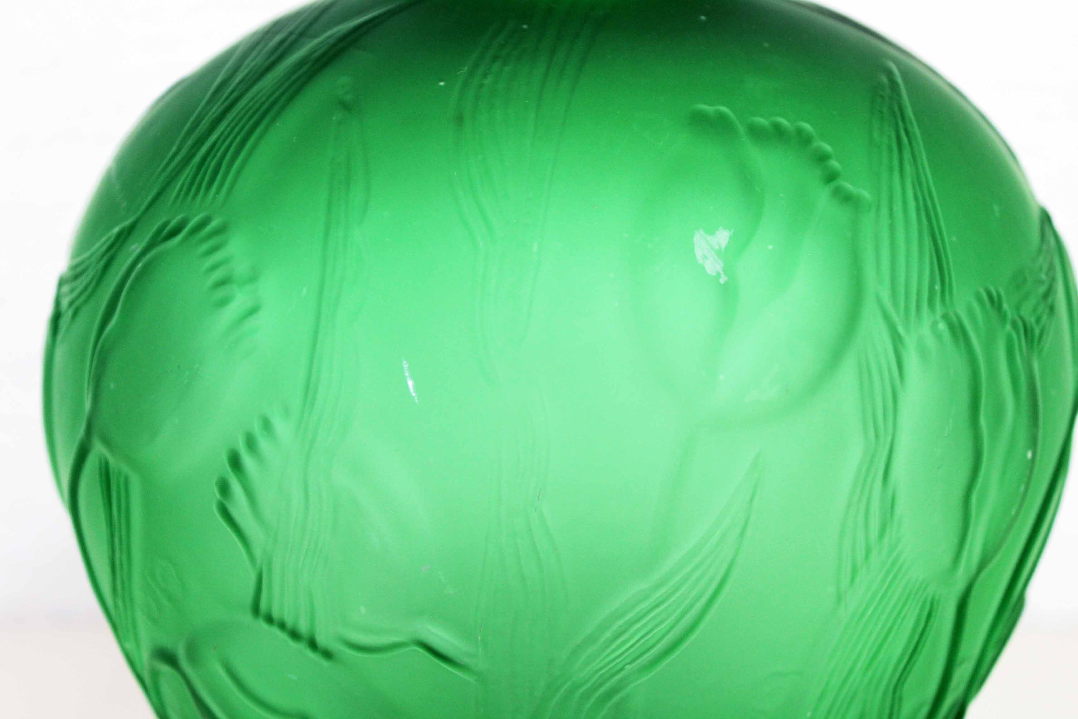 Pressed vase molded 20/30 Art Nouveau