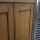 Raw wooden cabinet