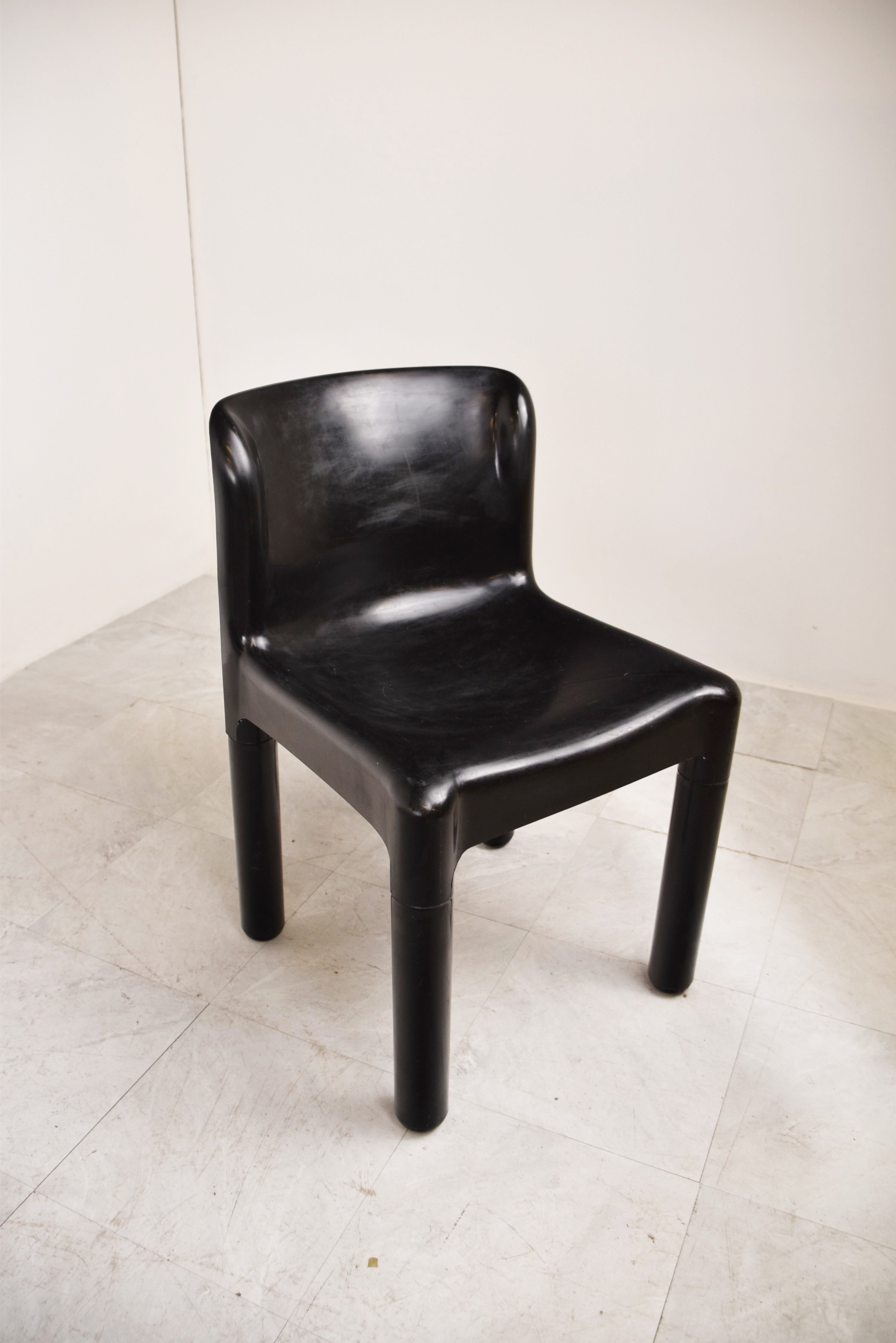 Model 4875 chairs by Carlo Bartoli for Kartell, 1970s