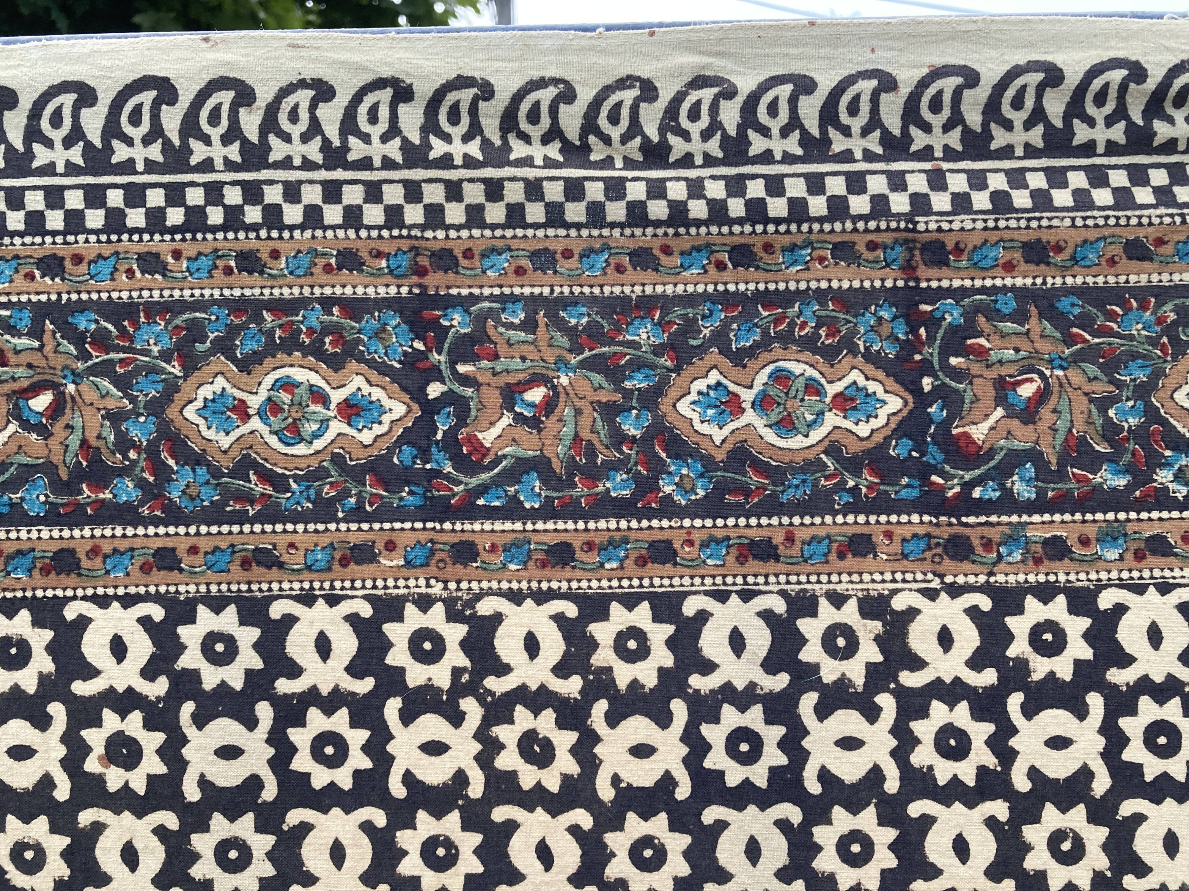 Embroidery kalamkari fabric
