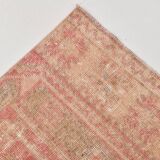 2x12 Stair Red & Pink Vintage Runner Rug, 73x382Cm