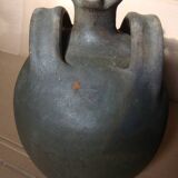 Old Oil Jug Jar Double Handle Terracotta