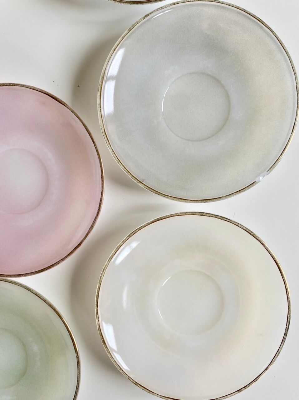 Harlequin Arcopal coffee service