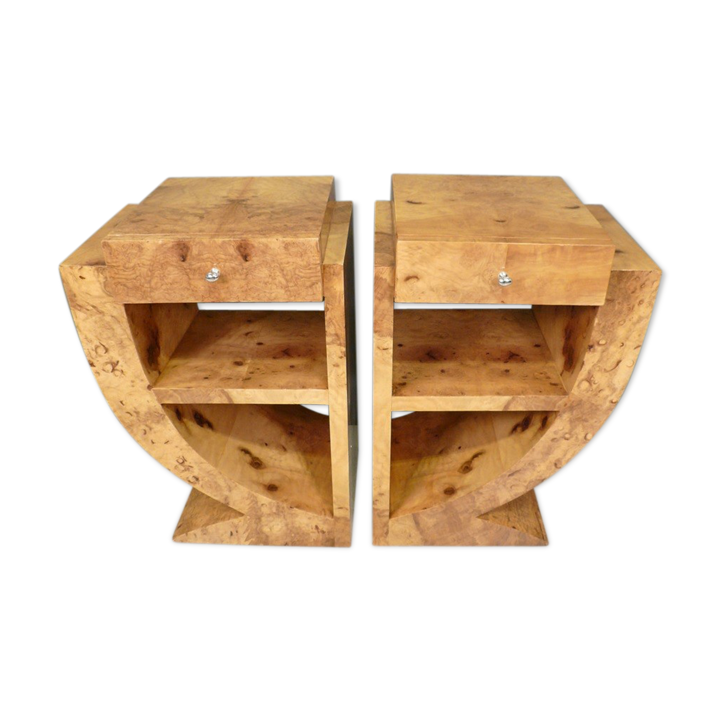 Art deco chevet pair