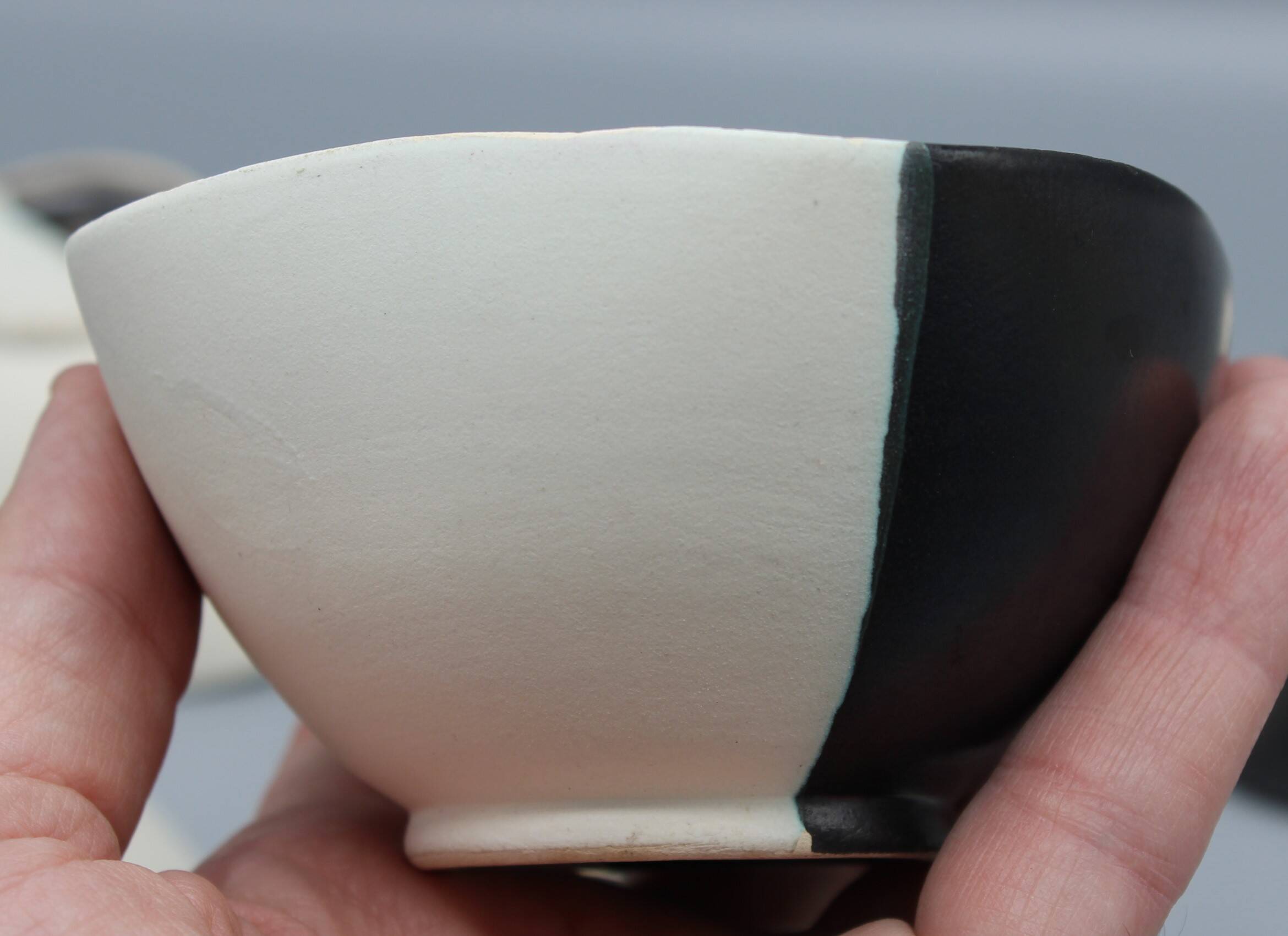 Vintage ceramic coffee cups vallauris ceramony