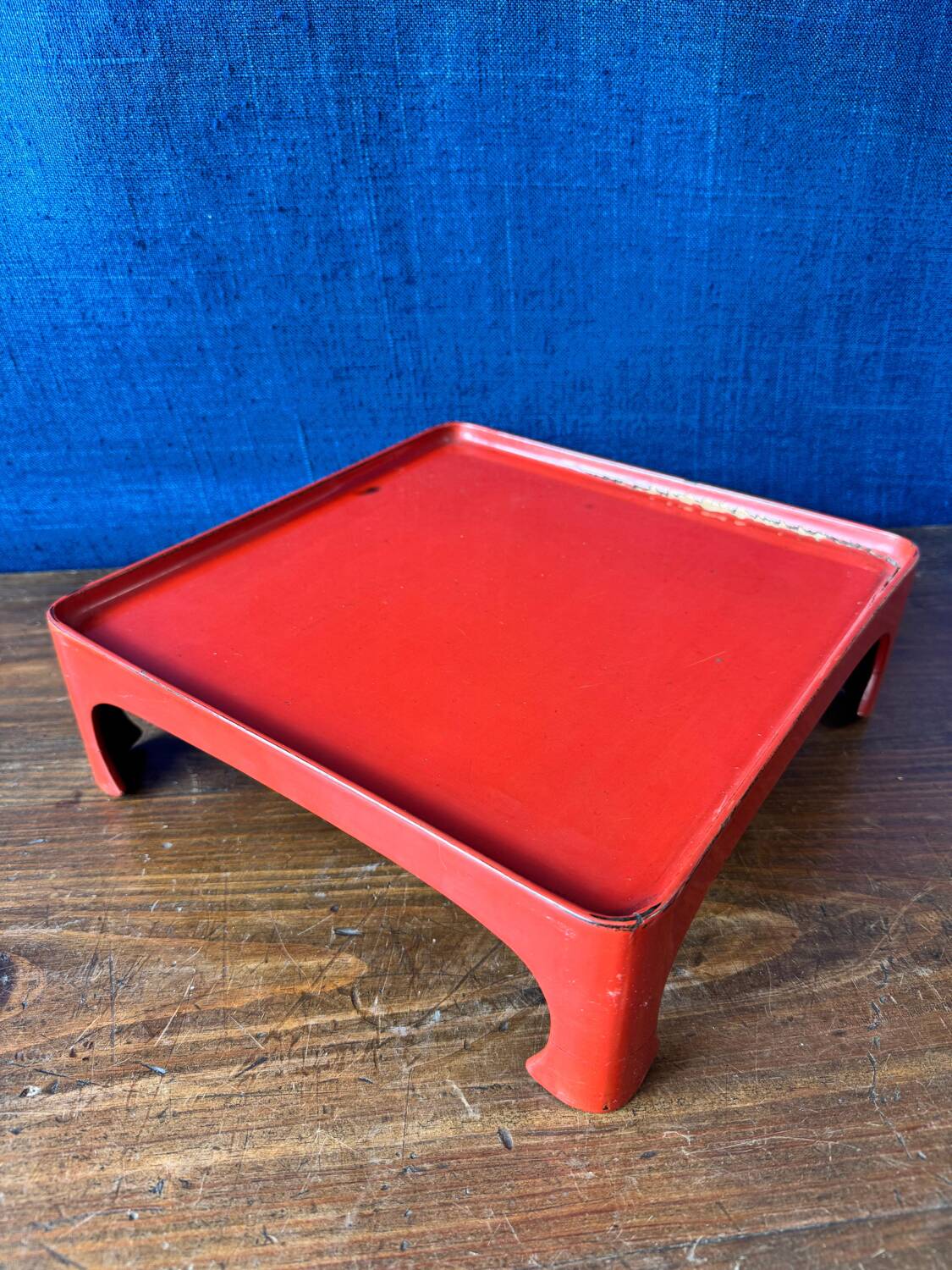 Pair of Japanese trays "Ozen" – Meiji period, circa 1890