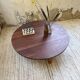 Table basse ronde tripode années 50