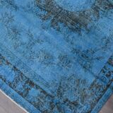 Blue Vintage Anatolian Floral Rug sku 2350
