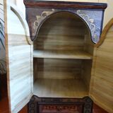 Bali furniture (sideboard) in polychromed banana leaves 54 x 91 x 38 cm