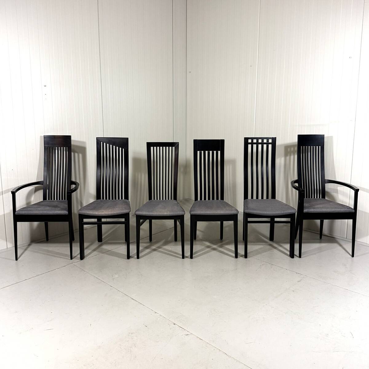 Chaises de salle à manger Tonon Italie par Wolf Schmidt Bandelow années 1980.