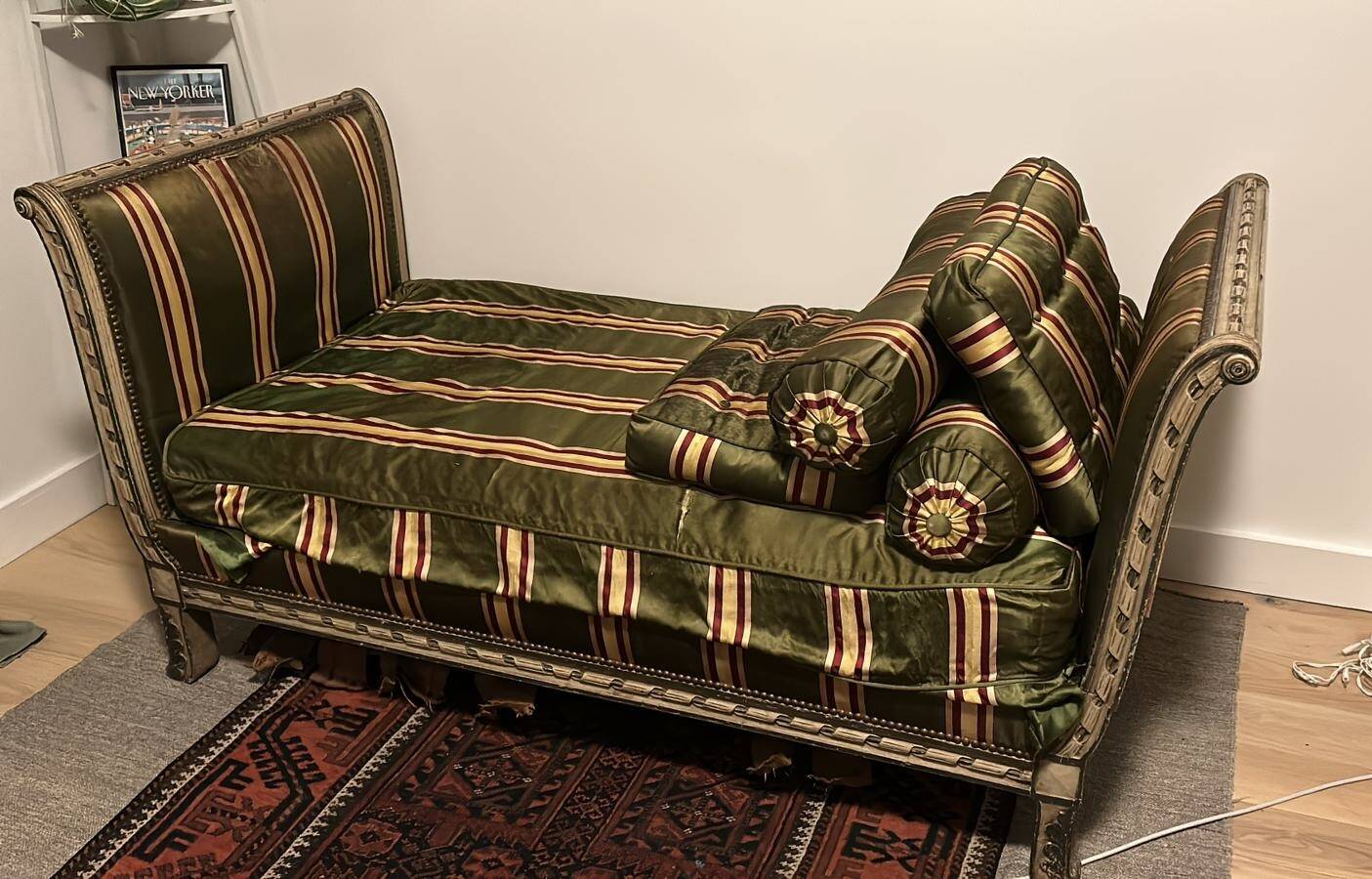 Méridienne convertible ancienne - à restaurer