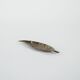 Metal leaf-shaped platter, Italian design, 1980s, made in Italy