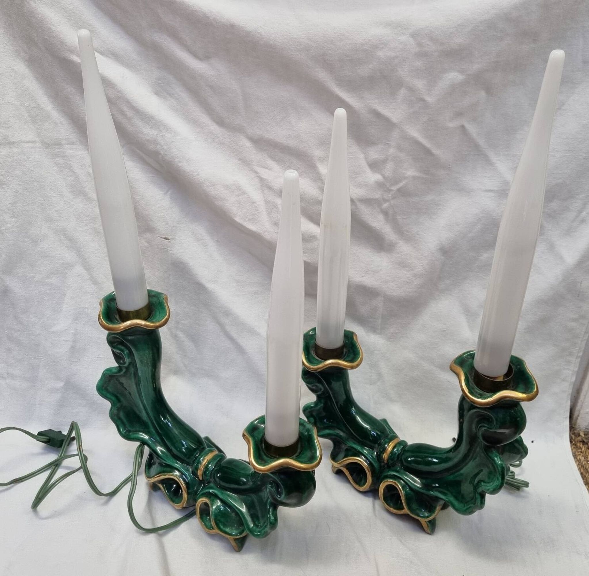 Lampes chandeliers SR.Bonome, 1950