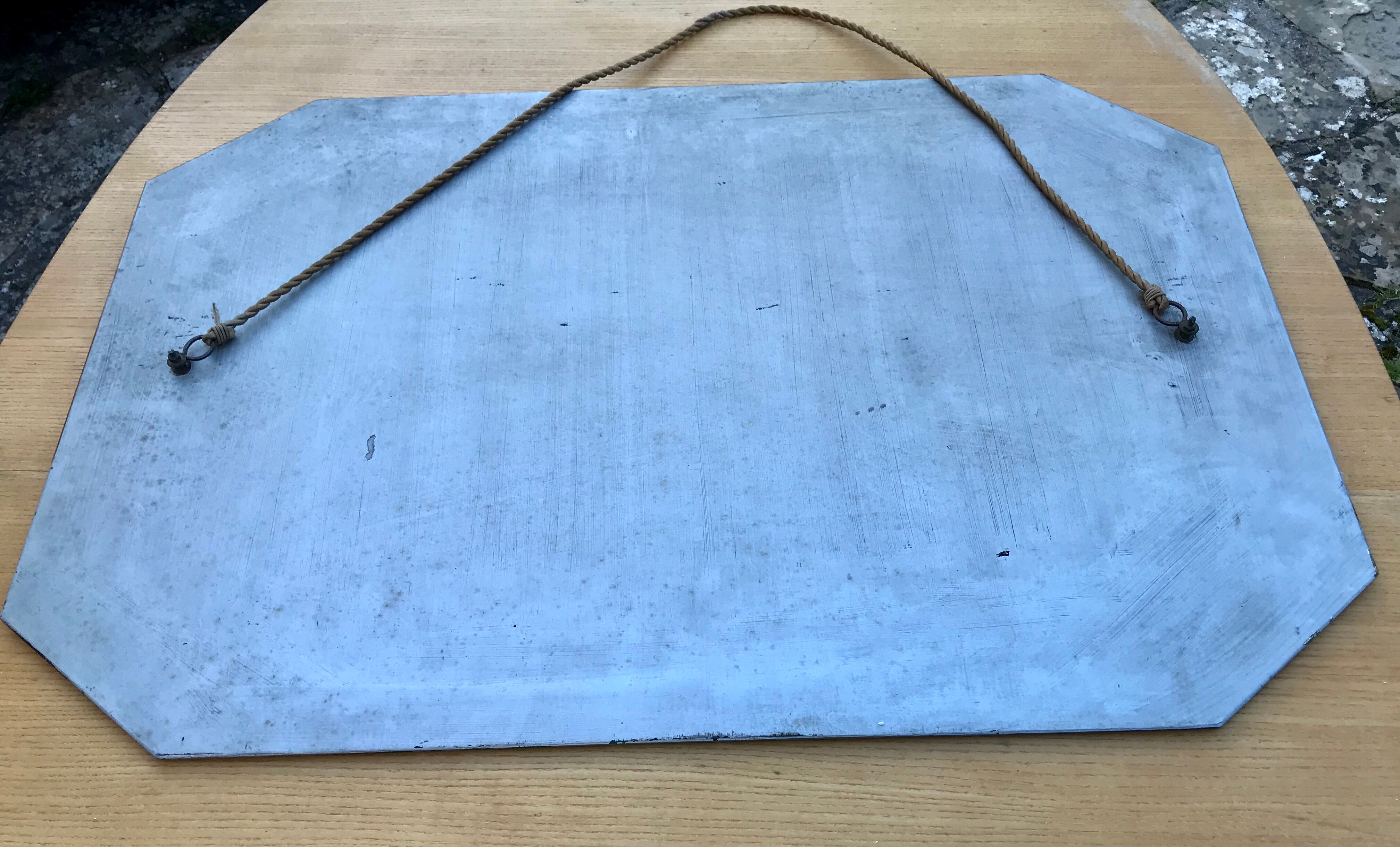 Vintage bevelled mirror 76X51.5