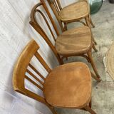 set of 3 mismatched bistro chairs