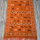 Moroccan Hanbal rug, handwoven kilim, Moroccan Berber tribal rug, Boho rug, Berbè rug