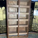 Solid oak notary double curtain filing cabinet 1900