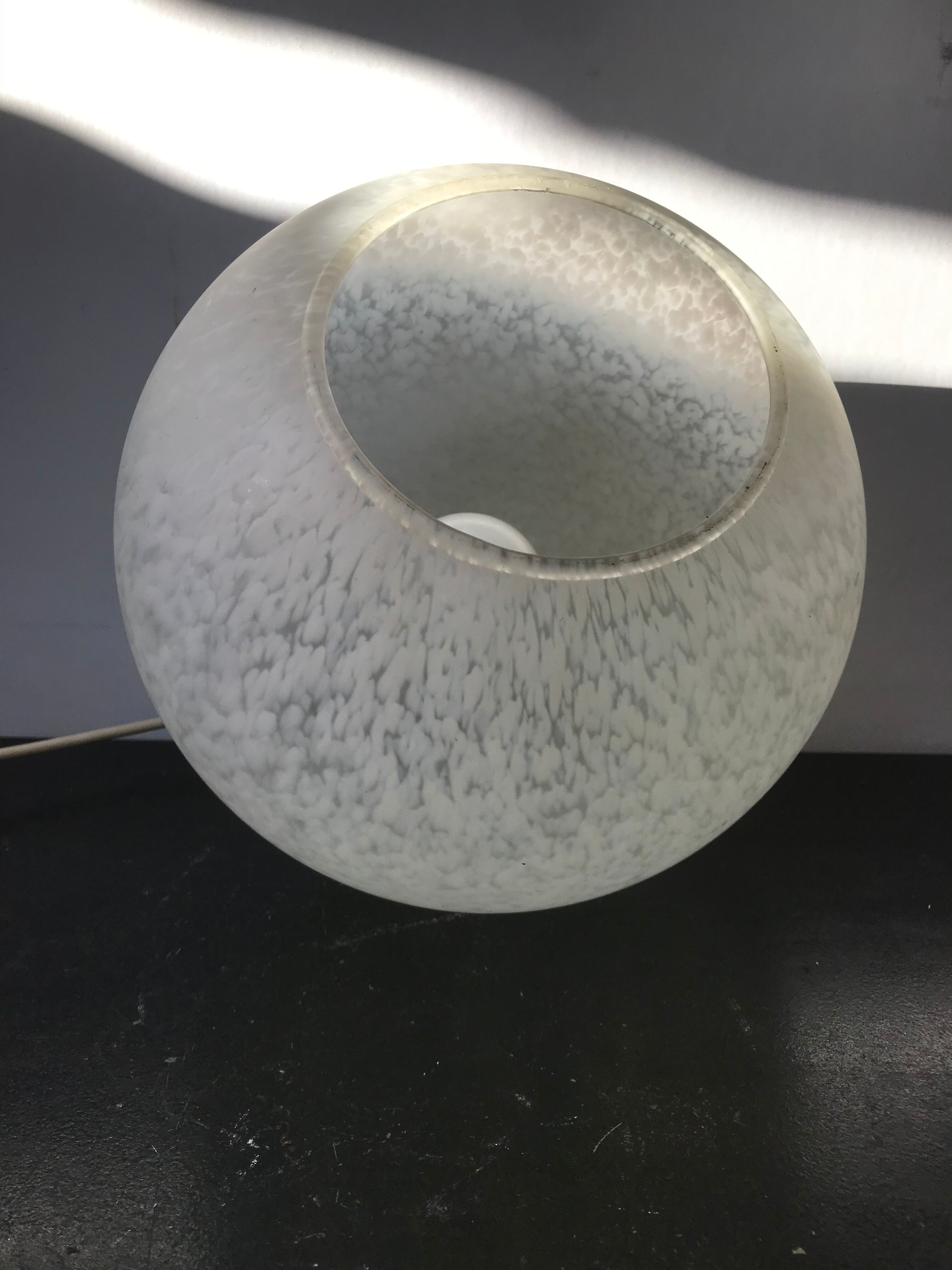 Hanging old vintage multilayer glass ball