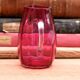Pot à lait en verre Cranberry de style victorien anglais