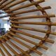 Rattan eye mirror from the 50s/60s