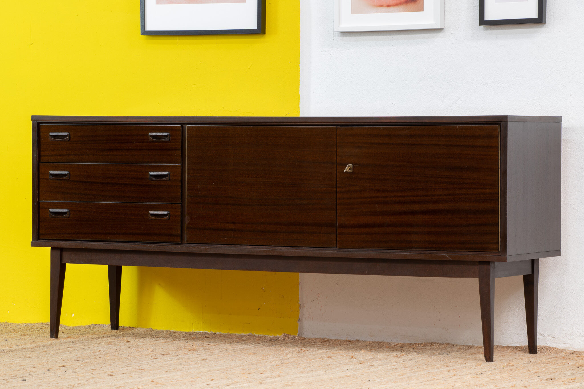 Vintage Scandinavian sideboard – 188 cm
