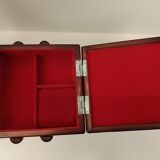 Table worker in wood and fabric