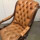 Fauteuil chesterfield vintage monoplace chaise