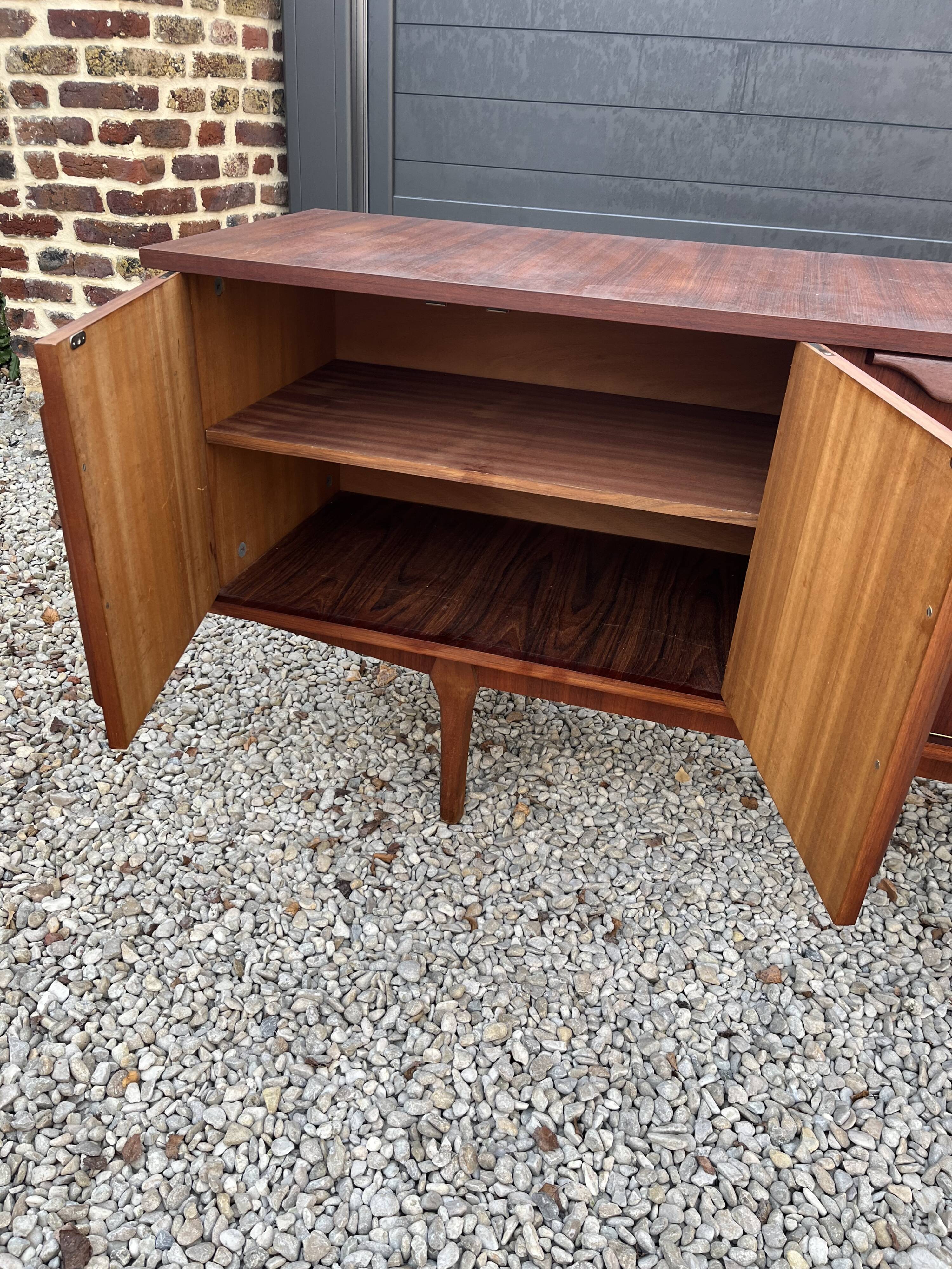 Scandinavian teak row