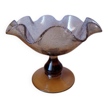 Blown Glass Bubble Cup Riom 1960