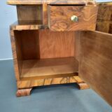 1935s pair of rare art deco bedside tables, Czechoslovakia