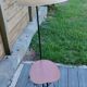 Magazine rack floor lamp, 50s-60s