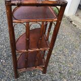 Rattan shelf