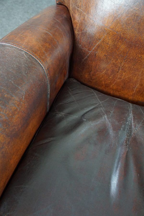 Sheepskin armchair