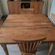 Solid oak farm table